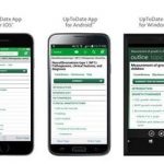 Photo of UpToDate app for various operating systems
