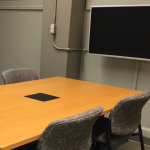 photo of study room with monitor