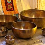photo of several singing bowls